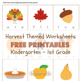 FREE Harvest Printables