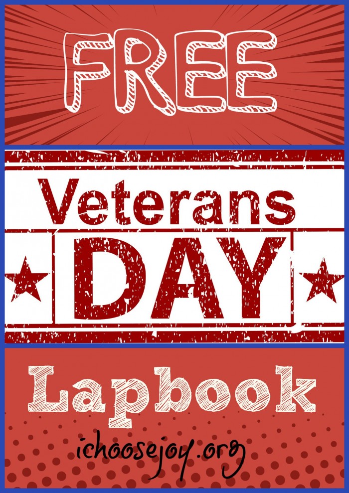 FREE Veterans Day Lapbook