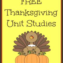 FREE Thanksgiving Unit Study
