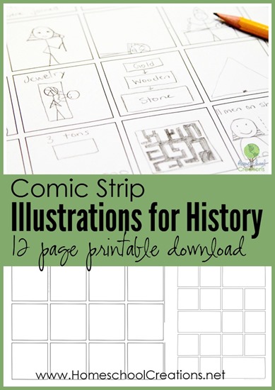 FREE Comic Strip History pages