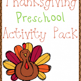 FREE Thanksgiving Preschool Pack