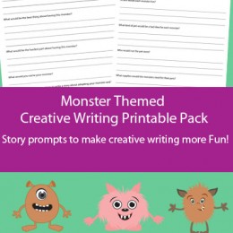 FREE Monster Themed Writing pack