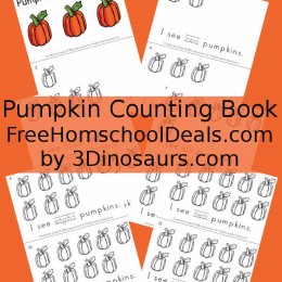 FREE PUMPKIN COUNTING BOOK (instant download)