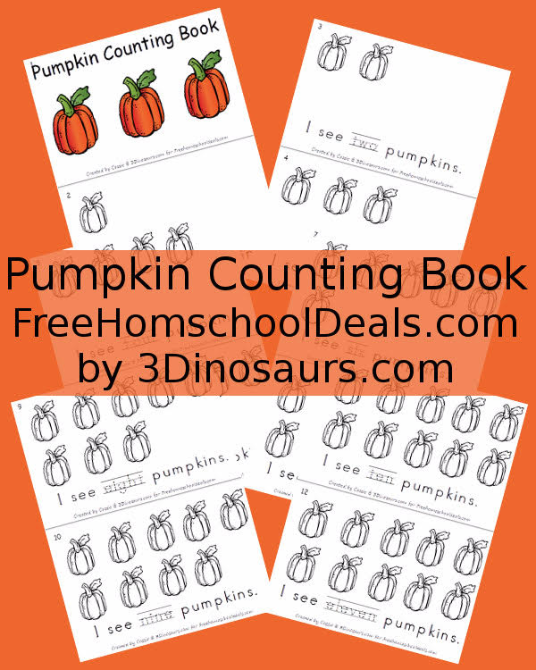 FREE Pumpkin Counting Book