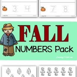 FREE Fall Math Pack