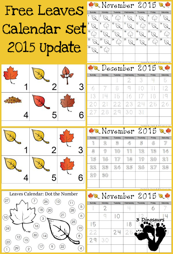 FREE Calendar Set