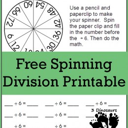 FREE Division Spinning Game