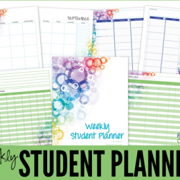 NEW Student Planner Only $7.50! (25% Off!)
