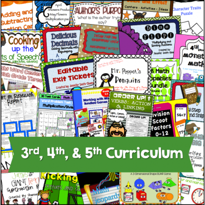 Full Year 3rd-5th Grade Curriculum Only $27! (Reg. $114!)
