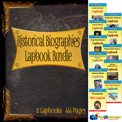 Historical Biographies Lapbook Bundle Only $11.69! (Reg. $55!)