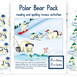 Free Winter Spelling & Reading Practice Activities