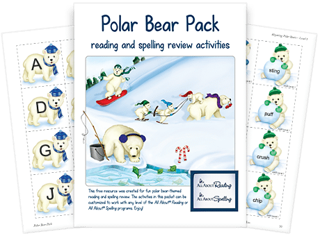 Free Winter Spelling & Reading Practice Activities