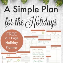Free Holiday Planner (20+ Pages!)