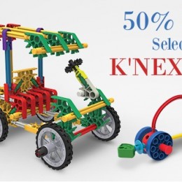 50% Off K'NEX Building Toys - Today Only!