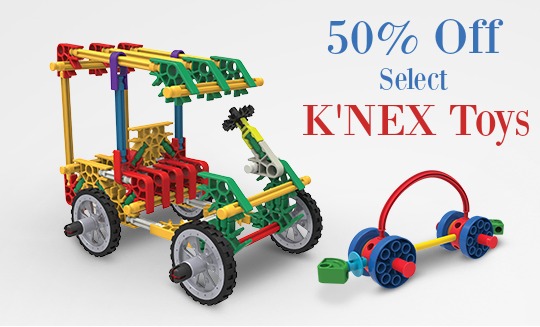 50% Off K'NEX Building Toys - Today Only!