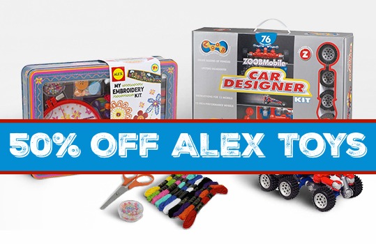 50% Off ALEX Toys - Today Only!