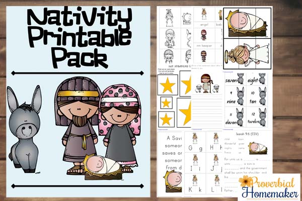 Free Nativity Printable Pack