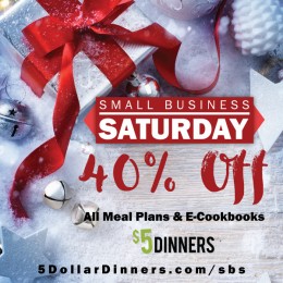 40% Off All Meal Plans & Cookbooks at $5 Dinners