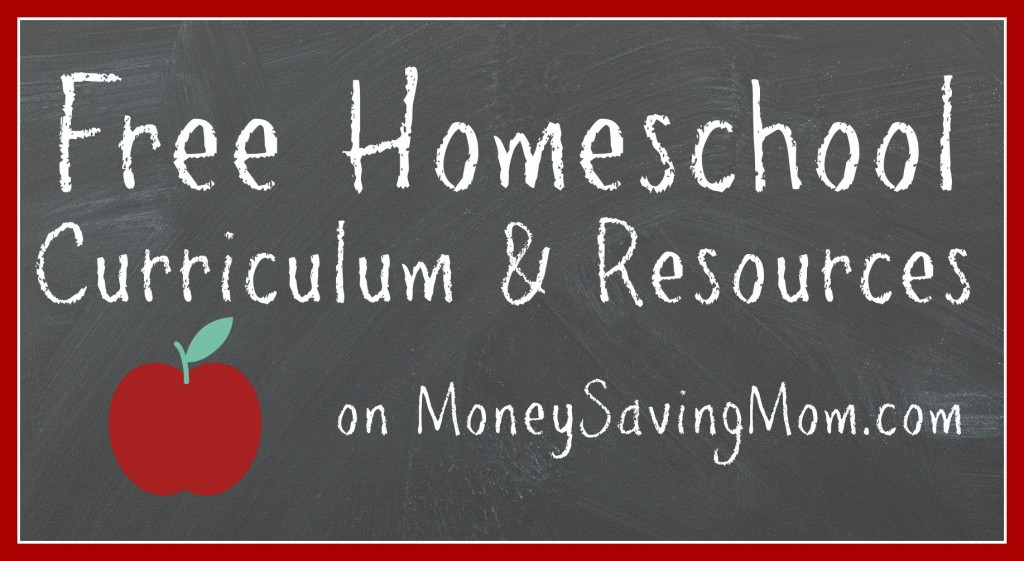 Free Homeschooling Curriculum on Money Saving Mom