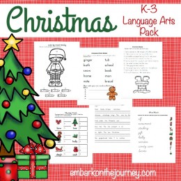 FREE Christmas Language Arts pack