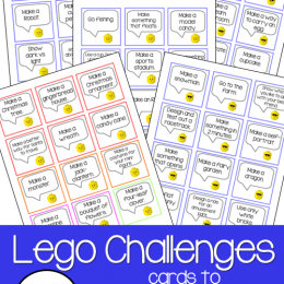 FREE Lego Challenge Cards