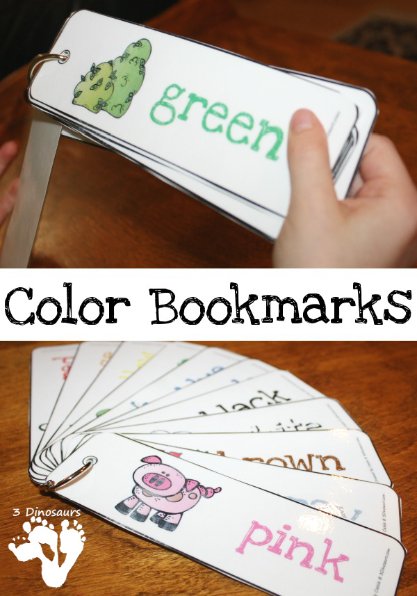 FREE Color bookmarks