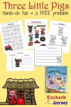 FREE Three Little Pigs Printables Pack