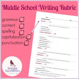 FREE Middle School Writing Pack