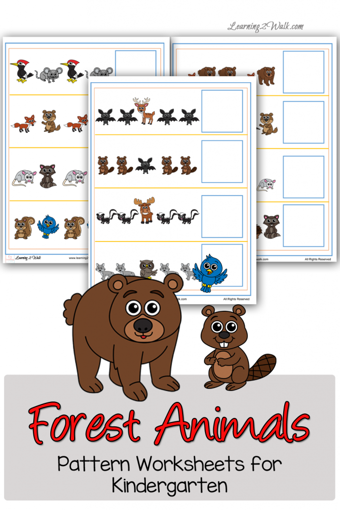 FREE Forest Animals PreK pack