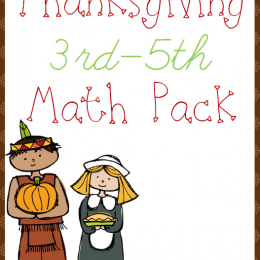 FREE Thanksgiving Math Pack