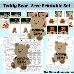 FREE Teddy Bear printables