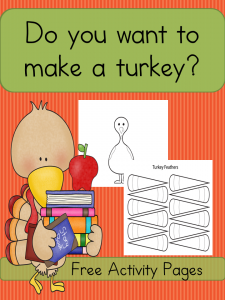 FREE Printable Turkey Craft