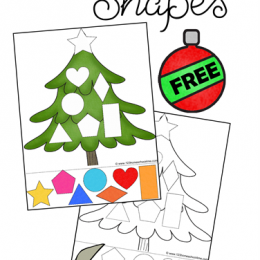FREE Christmas Shapes Printable
