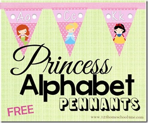 FREE Princess Pennants