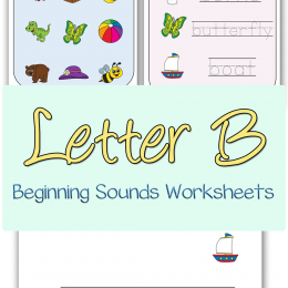 FREE Letter B Worksheets