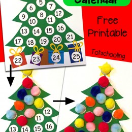 FREE Advent Tree Calendar