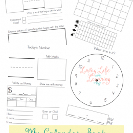 FREE My Calendar Book Printables Pack
