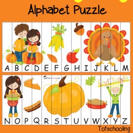 FREE Alphabet Puzzles