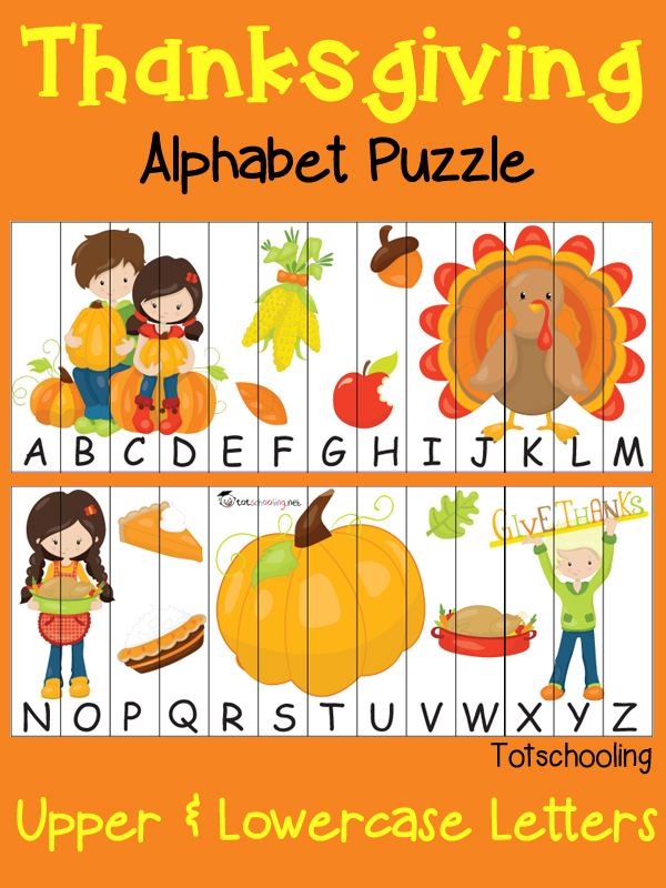 FREE Alphabet Puzzles