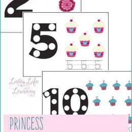FREE Princess Counting Mats