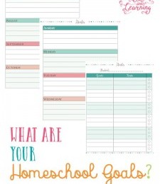 Free homeschool Planning Pack