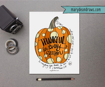 FREE Thanksgiving Print