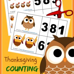 FREE Thanksgiving Counting pack