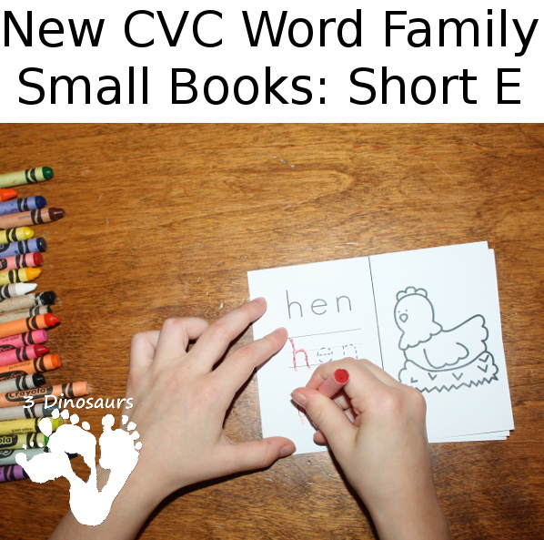 FREE CVC Word Family Books