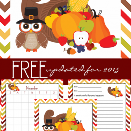 FREE November Planning Pack