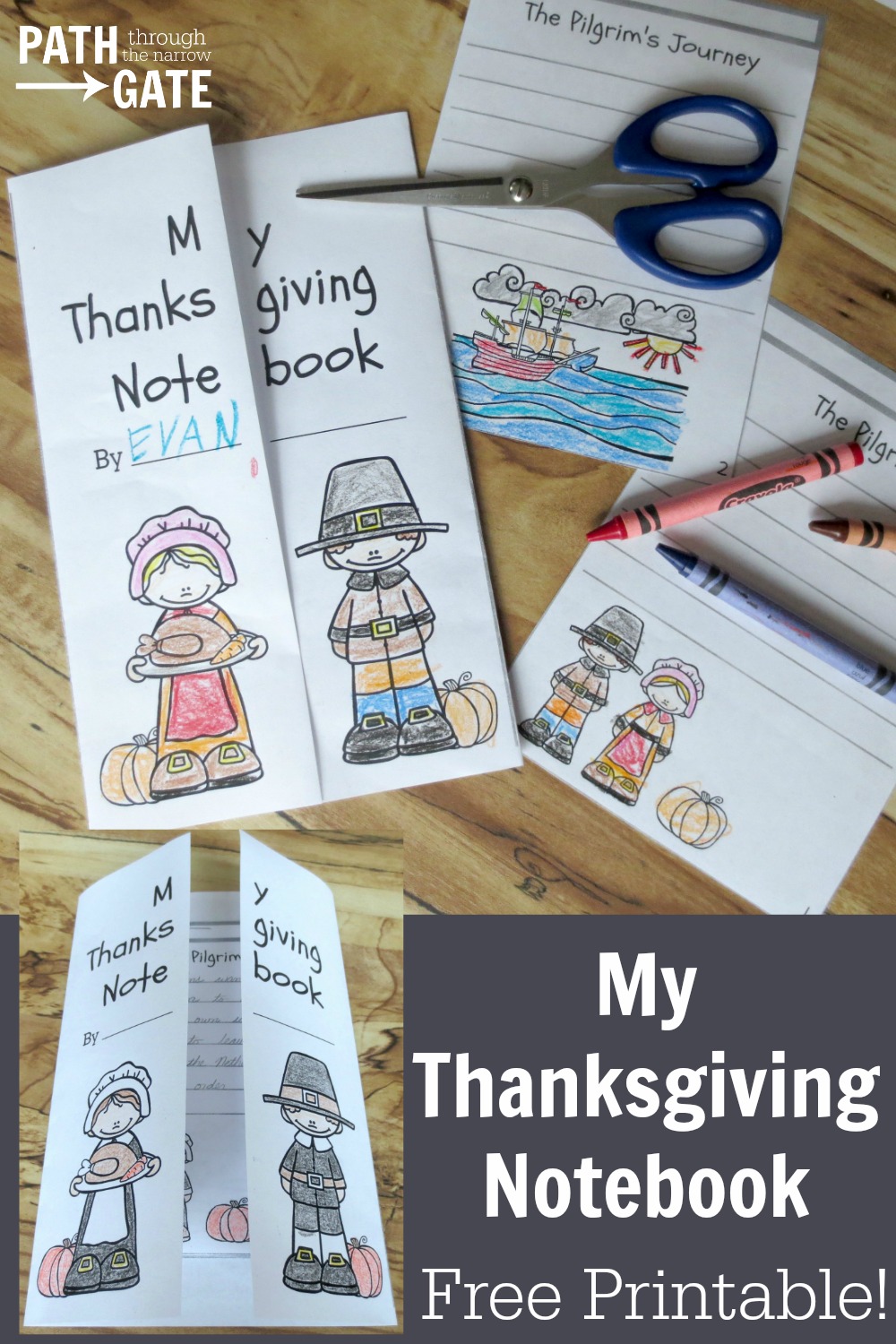 FREE Thanksgiving Notebook