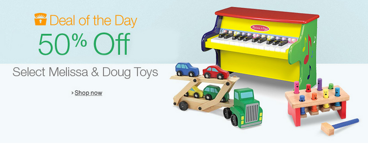 50% Off Melissa & Doug Toys!