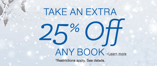 25% Off Any Book at Amazon - Today Only!