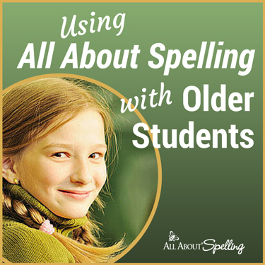 How to Use All About Spelling with Older Students