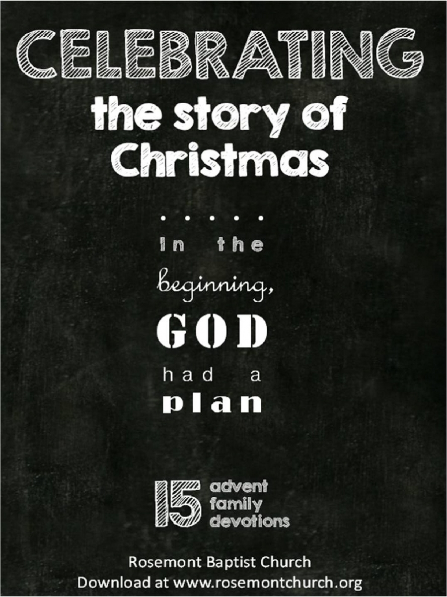 Free Celebrating the Story of Christmas Devotional